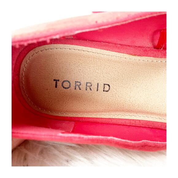 2/$30 Torrid Red Ballet Flats Size 10W Women’s Comfort Round Toe Slip On Casual - Picture 13 of 16